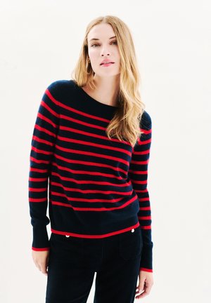 FRENCH BRAND FASHION ELEGANT  MODERN MZOELY - Pullover - bleu marine