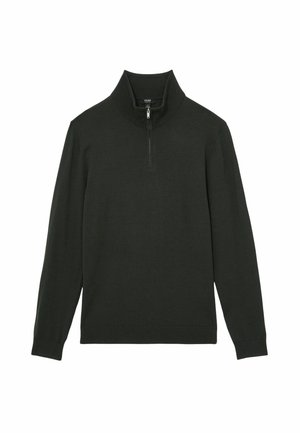 Reiss REGULAR FIT - BLACKHALL HALF-ZIP  - Pullover - dark military green