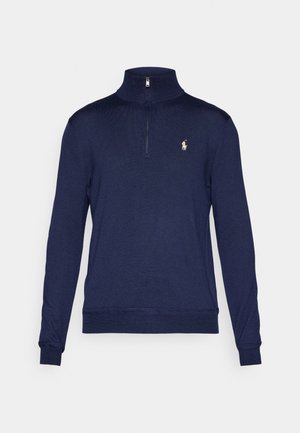 SWEATER HALF ZIP - Strickpullover - refined navy