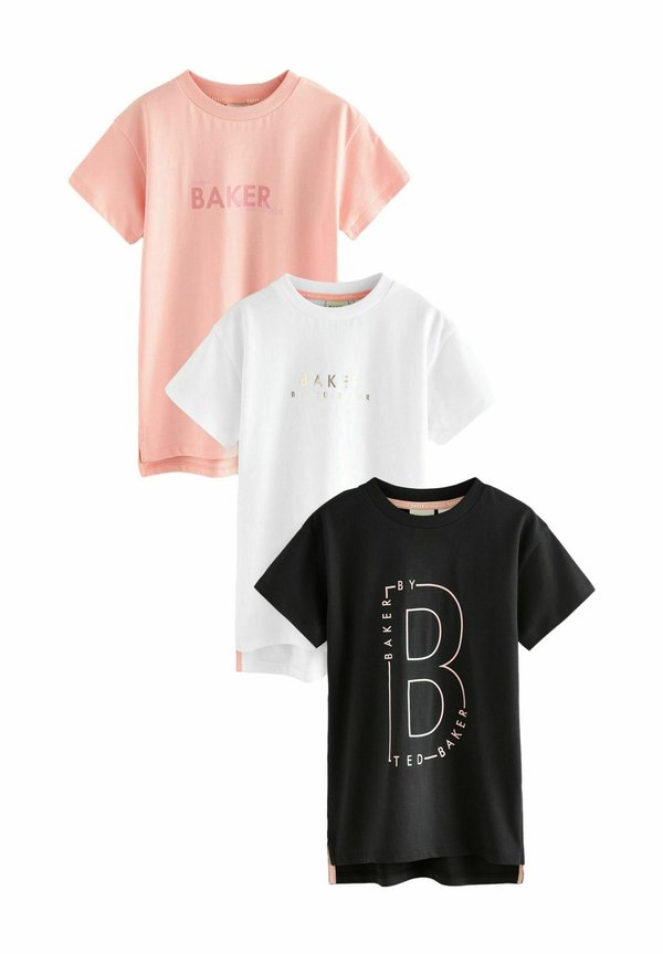 REGULAR FIT - MULTI GRAPHIC 3 PACK - T-Shirt print - multi