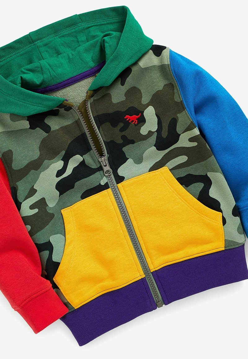 Kinder Pullover | Next COLOUR BLOCK Sweatjacke green/grün - WT12811 Kinder Pullover | Next COLOUR BLOCK Sweatjacke green/grün - WT12811