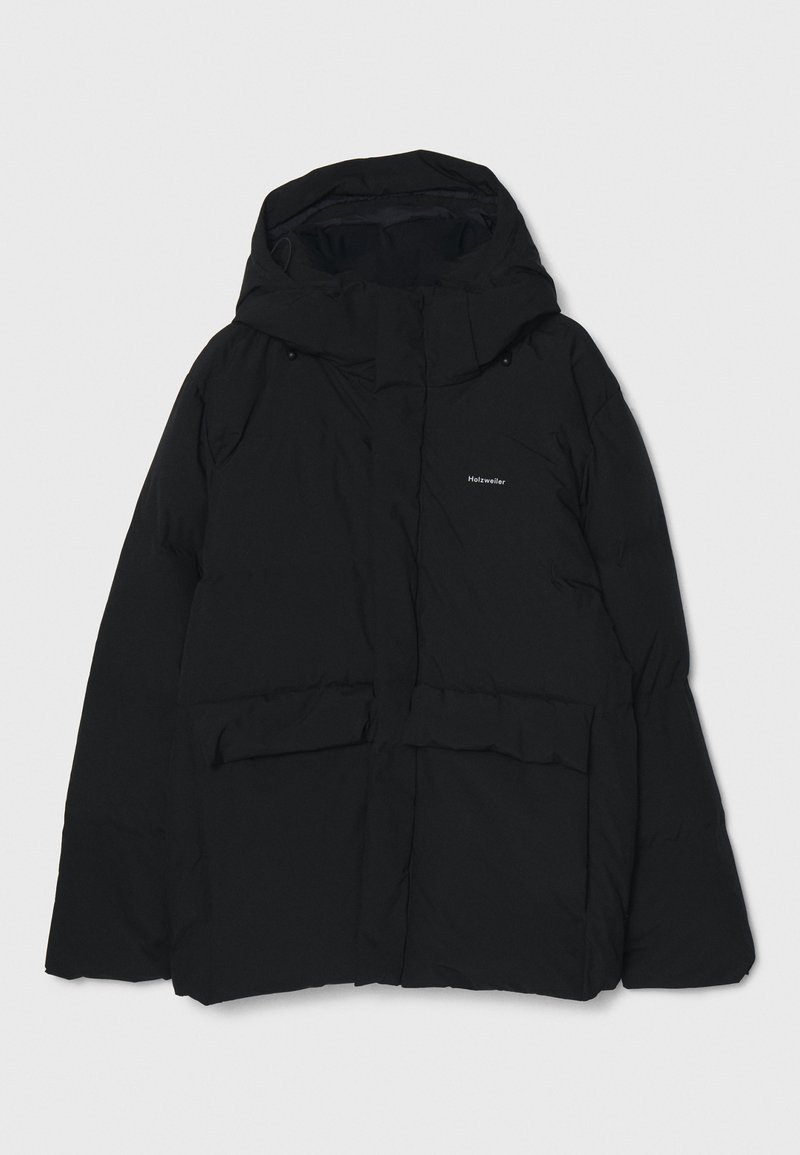 Holzweiler Gewatteerde jas zwart