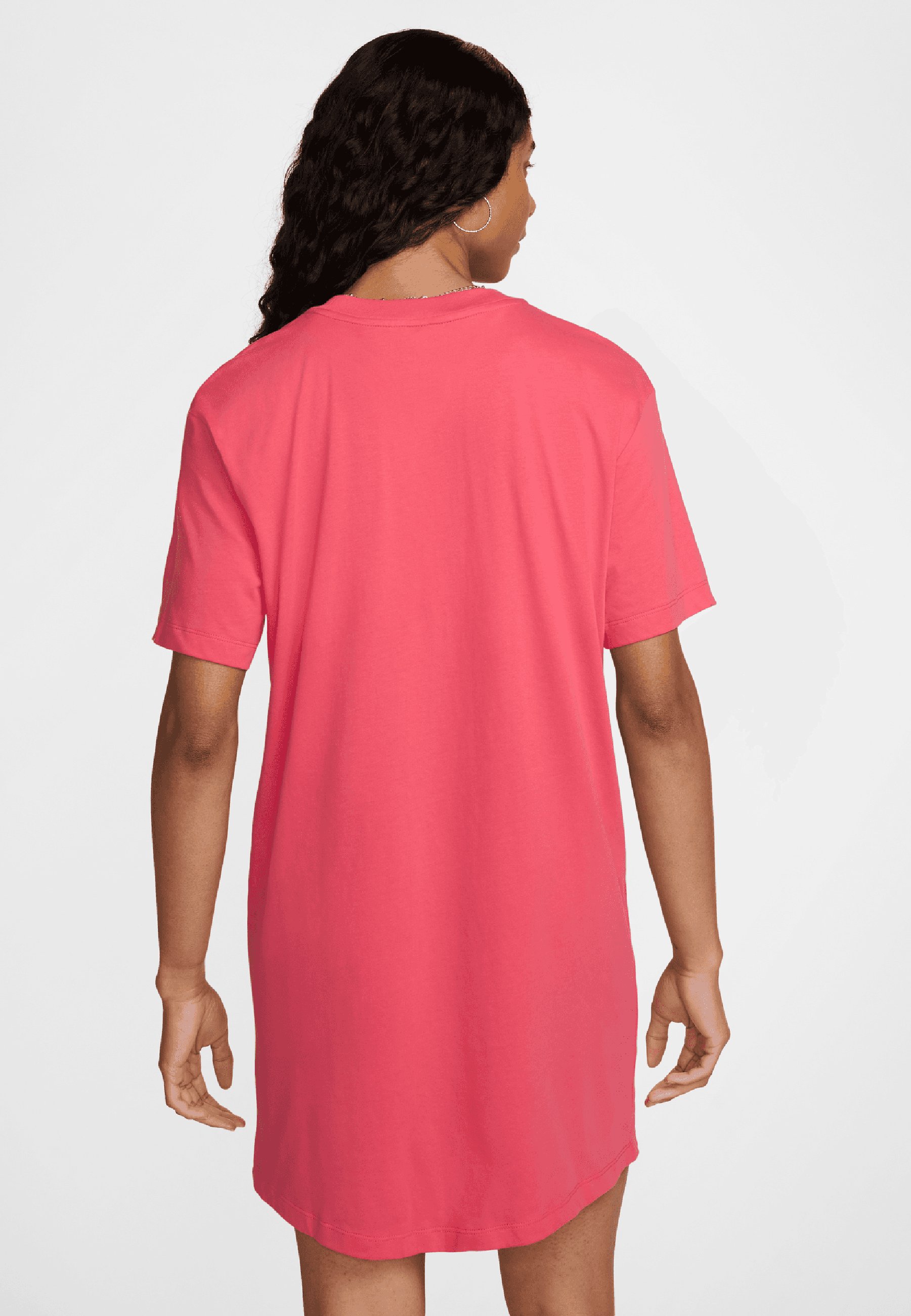 nike t shirt dress pink