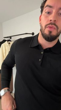 Reiss Camiseta de manga larga - black