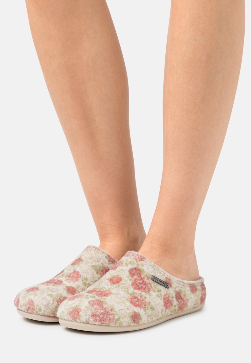 Shepherd CILLA - Chinelos - beige flower