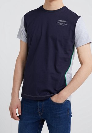T-shirt print - dark blue