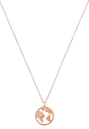 Heideman WELTKUGEL GLOBUS - Halskette - rose gold-coloured