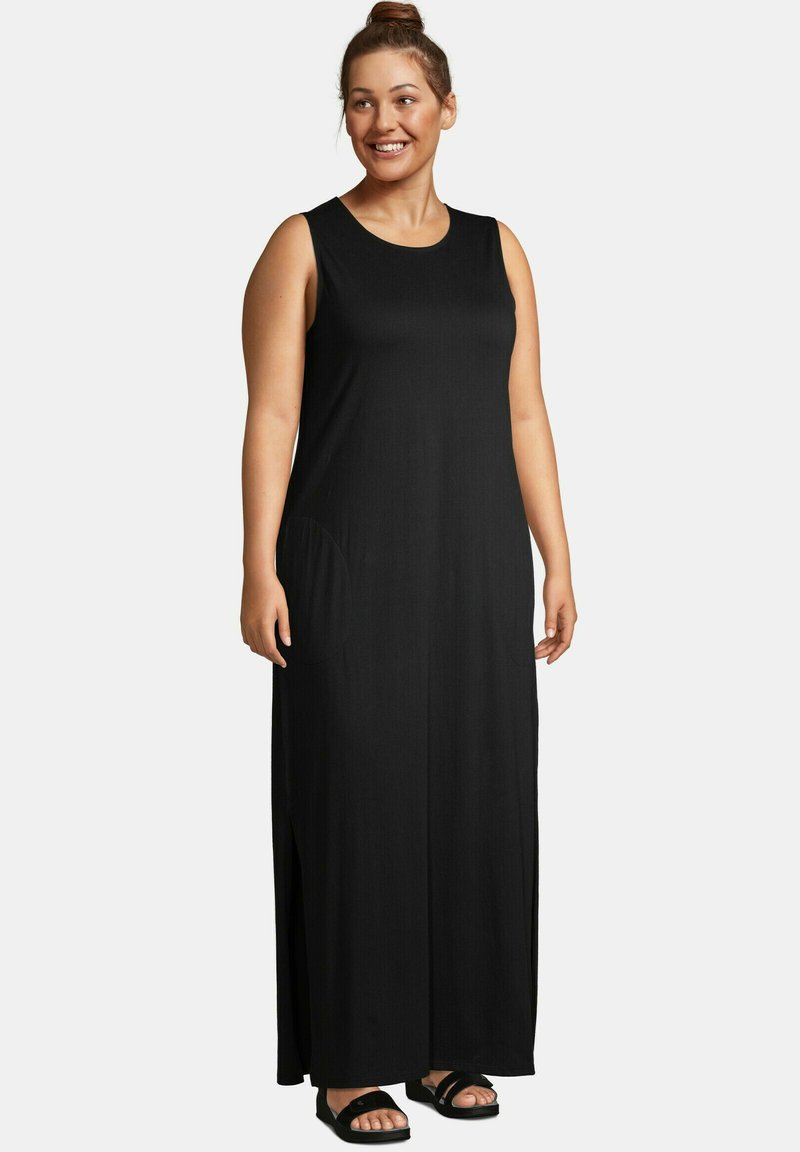 LANDS' END Robe longue black/noir ZALANDO.FR