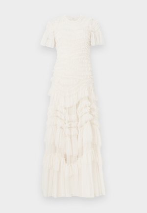 EXCLUSIVE WILD ROSE SHORT SLEEVE GOWN - Îmbrăcăminte de ocazie - cream