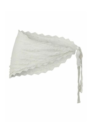 Pieces SCHAL PCNAINA SPITZEN HÜFT - Écharpe - white