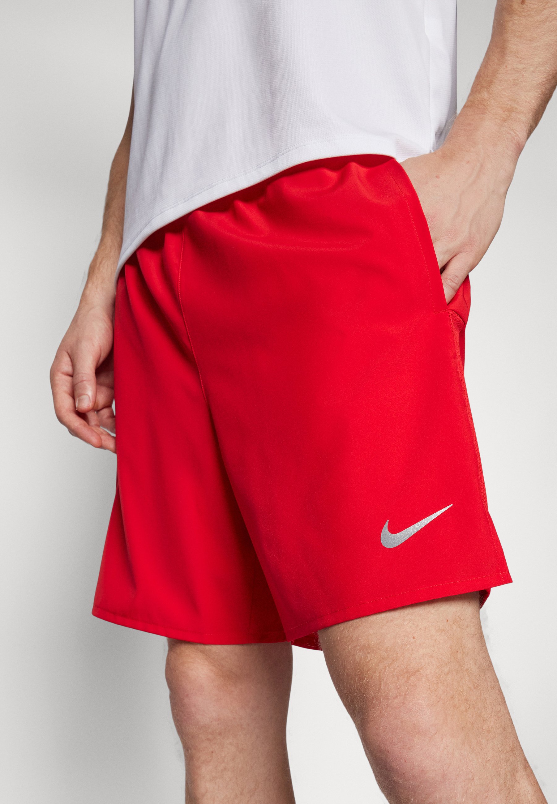 red nike challenger shorts