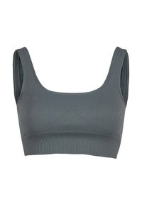 RIBBED SEAMLESS - Sportski grudnjak sa srednje jakom potporom - sage