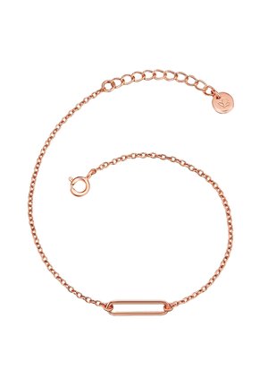 STERLING SILBER ROSÉGOLD GLANZSTÜCKE MÜNCHEN  - Armband - rose gold-coloured