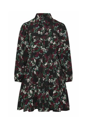 Yours Clothing, PLUS SIZE FLORAL DRESSES - Robe chemise - black