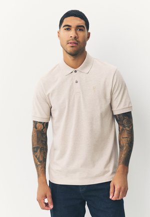 Next Bluză polo - light neutral marl