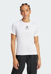 adidas Performance LES MILLS GRAPHIC - T-shirts print - white