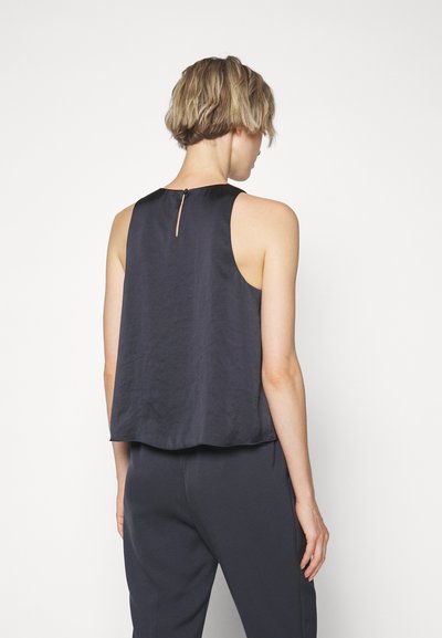 Theory RACER TANK CRUSH - Top - deep navy/azul oscuro - Zalando.es