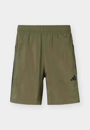 adidas Performance, WORKOUT ESSENTIALS BASE 3 STRIPES - Αθλητικό σορτς - olive strata/black