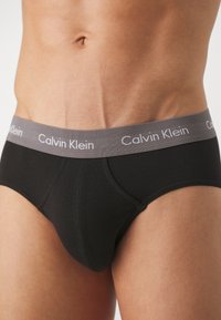 Calvin Klein Underwear HIP BRIEF 3 PACK COTTON STRETCH - Slip - black/cherry kiss/eiffle tower/moss green