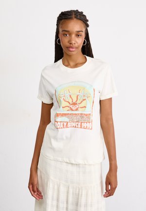 OCEANREGULAR POSTER - T-shirt imprimé - egret