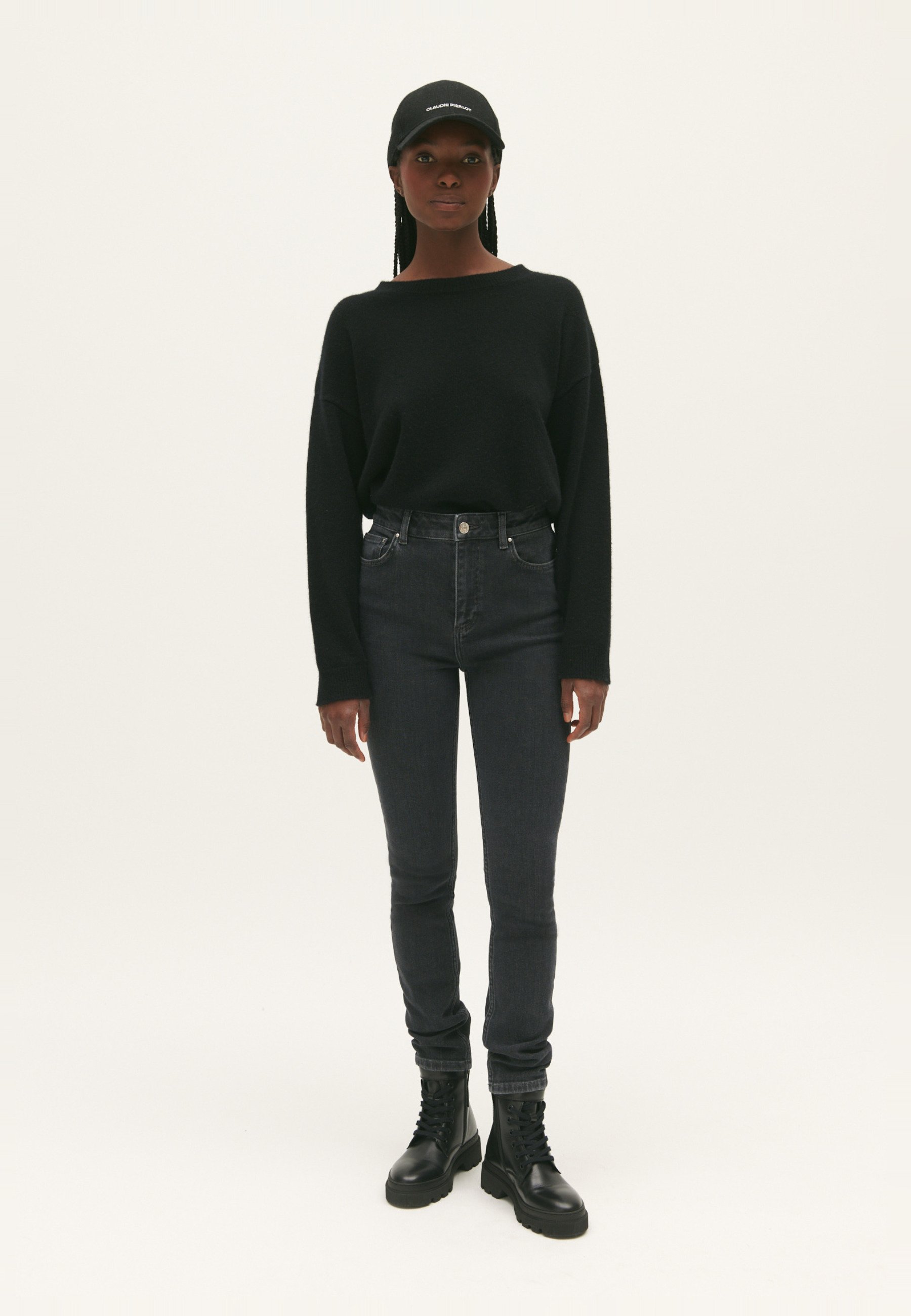 Etienne Marcell Denim Military Pink Long Sleeve Button Down
