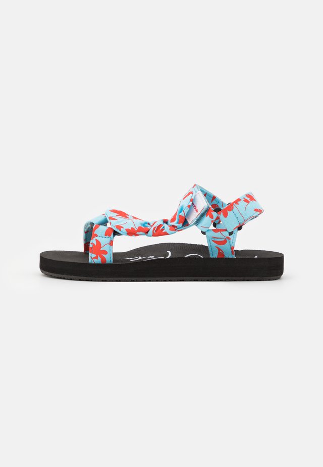 MONIKA - Sandals - turquoise/red