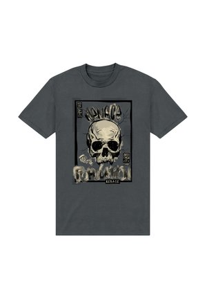 T-Shirt print - charcoal grey