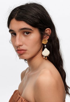 BIMBA Y LOLA, Pendientes - blanco