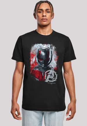 MARVEL AVENGERS ENDGAME ANT-MAN BRUSHED - T-shirt con stampa - black