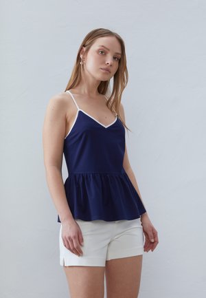 Anna Field by Zalando Top - off-white/dark blue