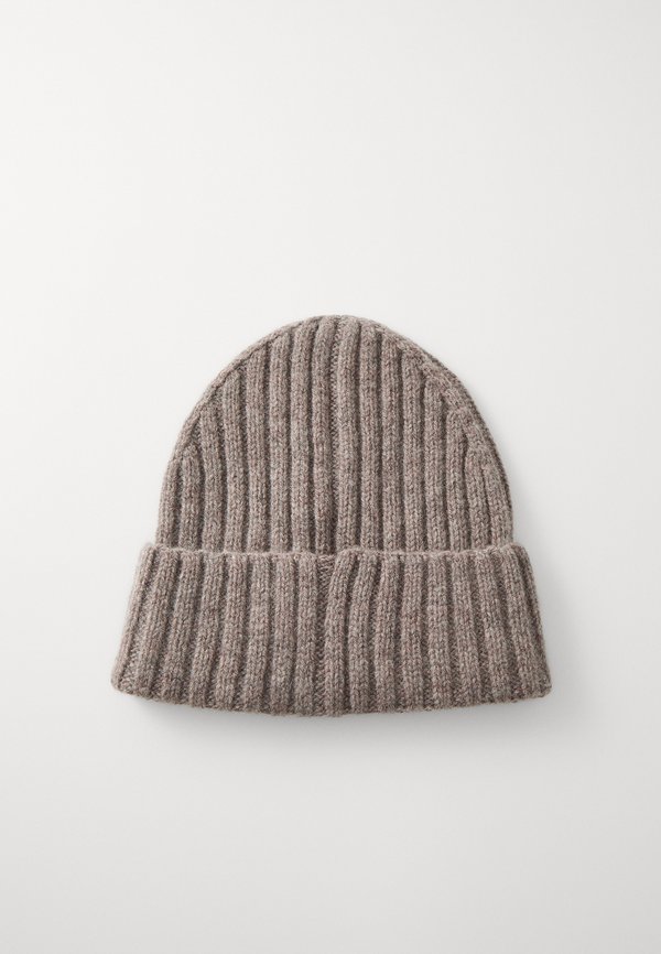 WELLS BEANIE - Beanie - walnut melange3