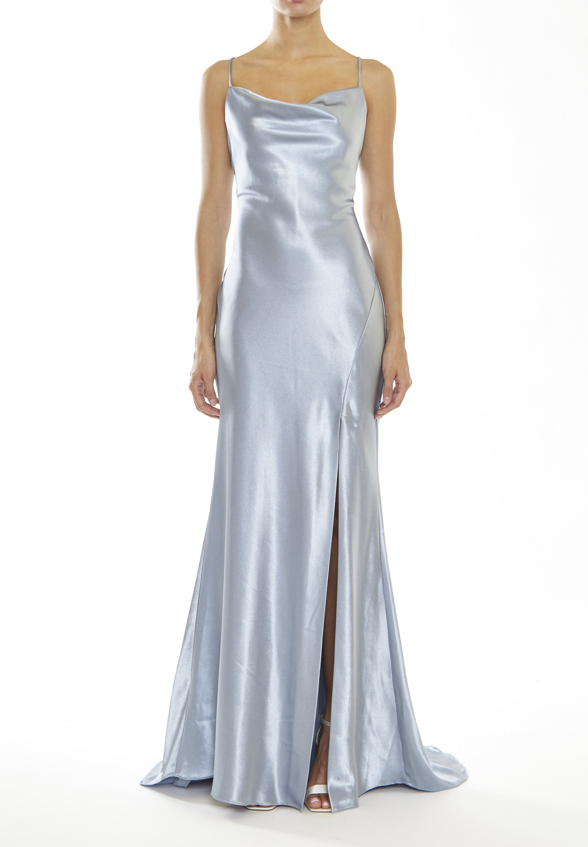 true decadence dress blue Royal Blue Satin A-line Simple Long Party Dress, Royal Blue Prom Dress –  Cutedressy main image 1
