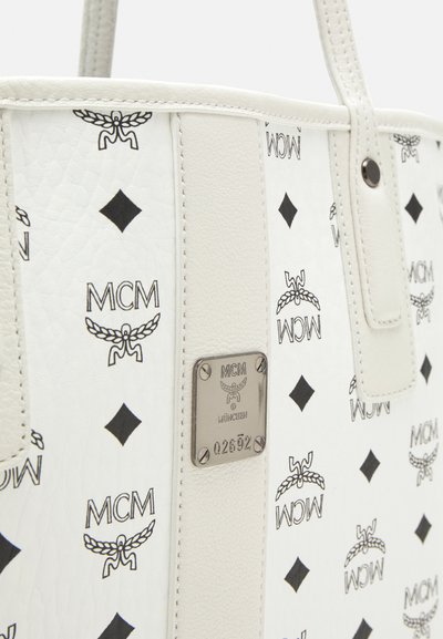 MCM REVERSIBLE LIZ SHOPPER IN VISETOS - Maisiņveida soma - white