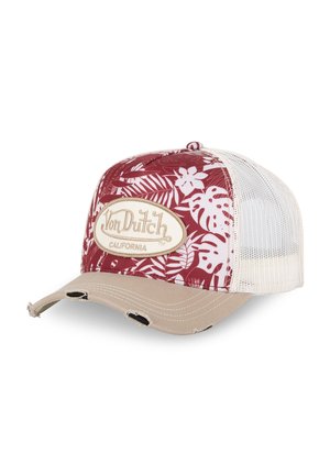 Von Dutch, TRUCKER AVEC JUNGLE - Gorra - rouge