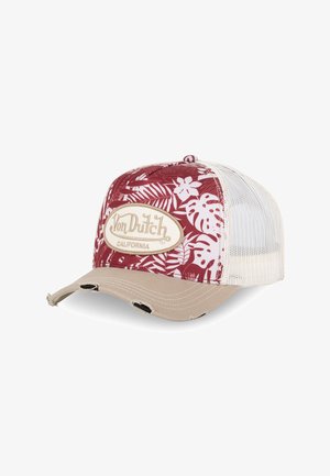 Von Dutch, TRUCKER AVEC JUNGLE - Gorra - rouge