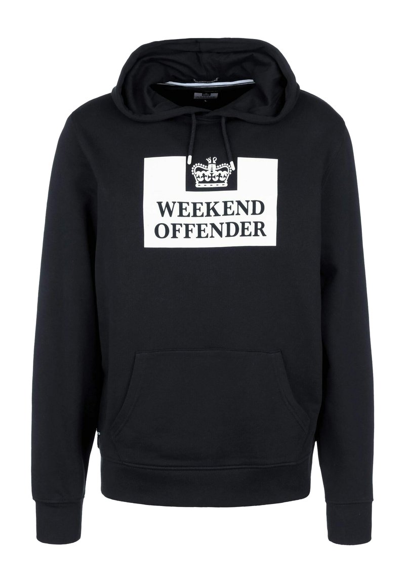 Weekend Offender HM SERVICE CLASSIC - Džemperis su gobtuvu - navy
