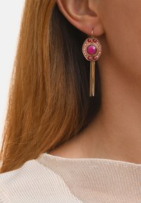 Satellite Paris SPARKLING PRESTIGE CRYSTAL SLEEPER CIRCUS - Boucles d'oreilles - pink