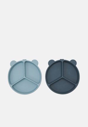 STACY DIVIDER SUCTION PLATE UNISEX 2 PACK - Piatto per bambini - whale blue