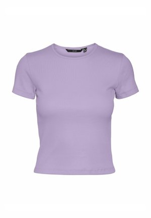 Vero Moda VMCHLOE SHORT TOP - T-shirts basic - orchid bloom