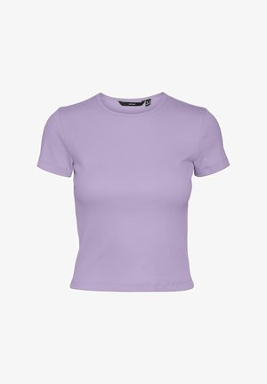 Vero Moda VMCHLOE SHORT TOP - Pamata T-krekls - orchid bloom