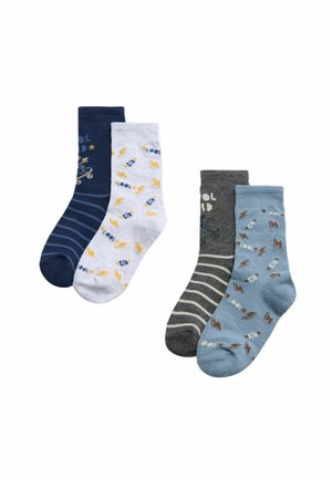 PACK 4  ESTAMPADOS COOL - Calcetines - BLUE