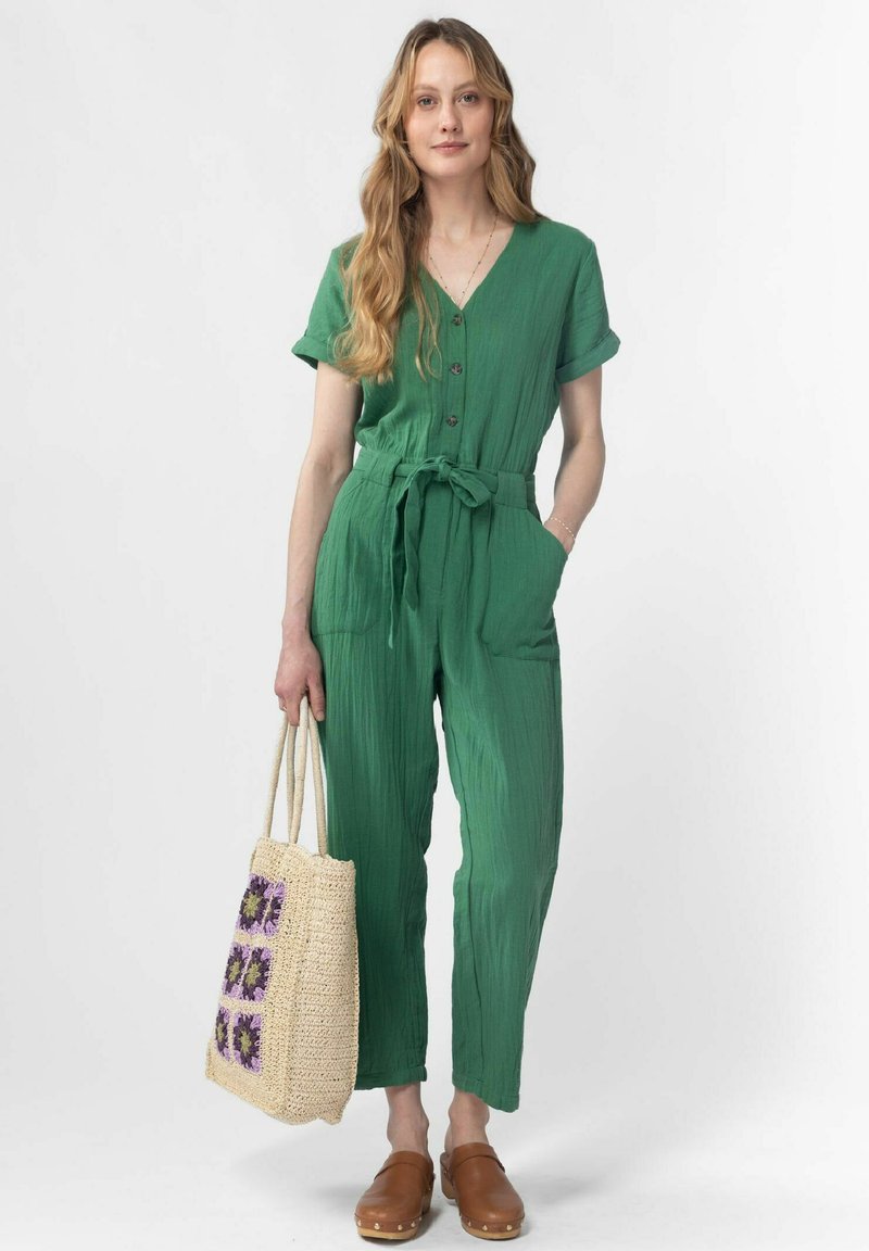 SissyBoy MUSSELIN Jumpsuit dunkelgrün/dark green Zalando.de