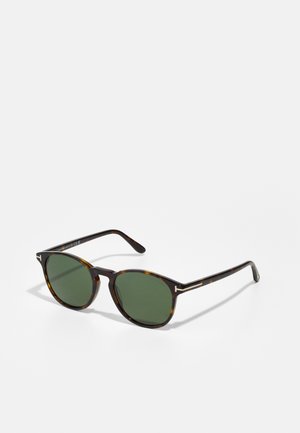 Tom Ford LEWIS UNISEX - Occhiali da sole - dark havana/green