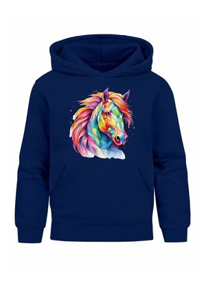MoonWorks PFERDEKOPF   - Kapuzenpullover - navy