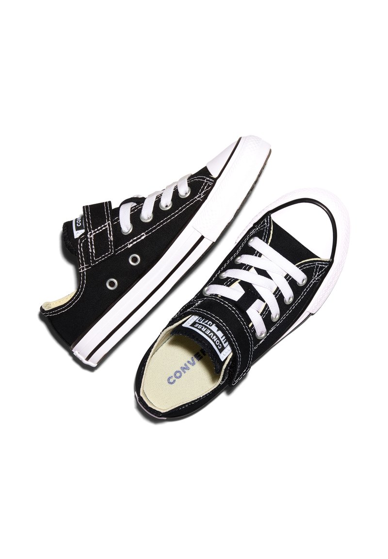 Chuck Taylor Converse Velcro Black Converse CHUCK TAYLOR ALL STAR EASY-ON UNISEX Trainers Black /natural/white/black