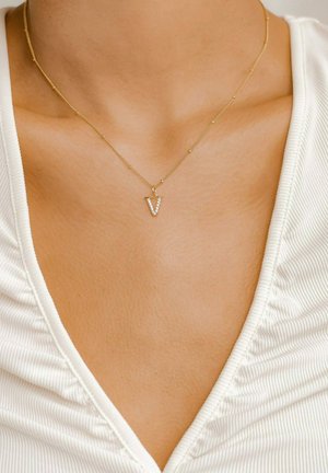 Hey Happiness, LETTER - Necklace - goldfarben