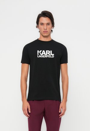 CREWNECK - Apdrukāts T-krekls - black