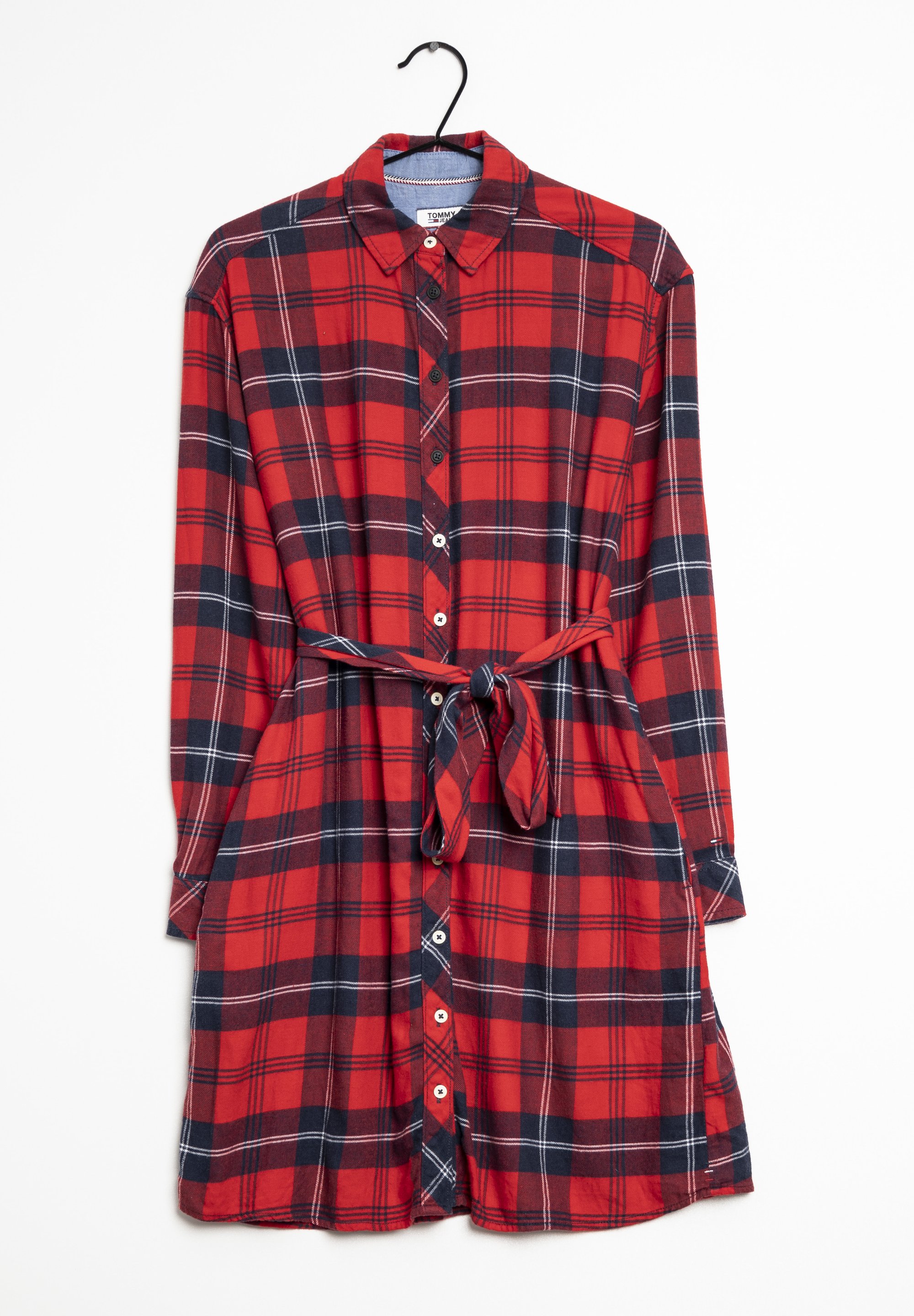 Tommy Jeans Shirt dress red (Pre-owned) Zalando - Main Image