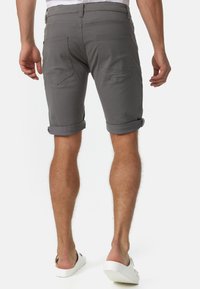 INDICODE JEANS VILLEURBANNE - Denim shorts - pewter
