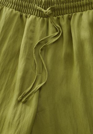 Next TALL FIT - ELATICATED WAIST WIDE  - Stoffhose - green